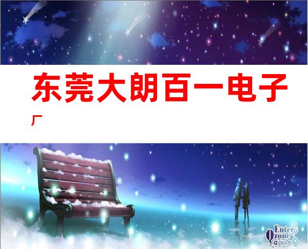 东莞大朗百一电子厂